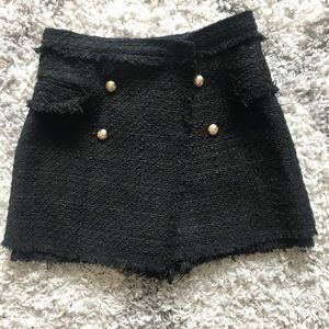 Zara tweed skort